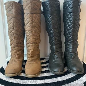 Faux leather zip up rider bundle